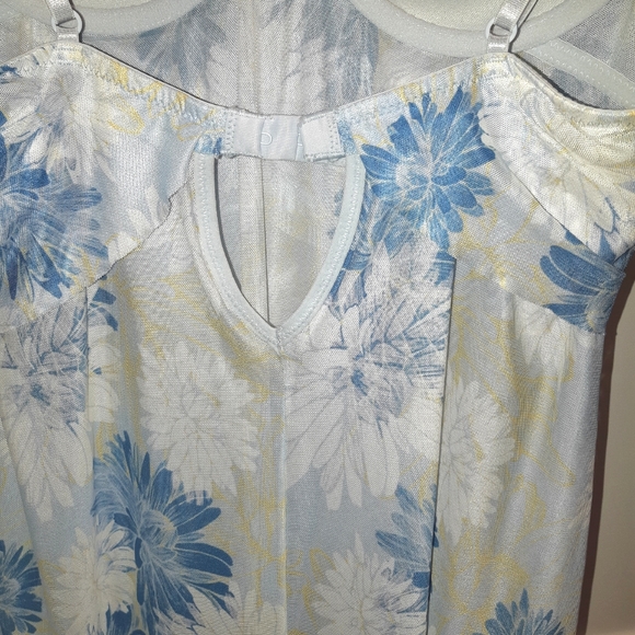 Blue & Yellow Floral La Vie En Rose Babydoll - Picture 7 of 9